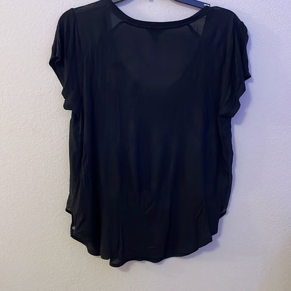 GUESS Women’s Black Blouse Size Large - Picture 4 of 5